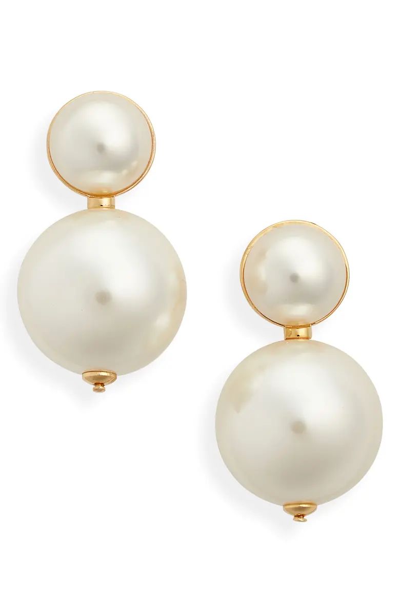 Lele Sadoughi Imitation Pearl Drop Earrings | Nordstrom | Nordstrom