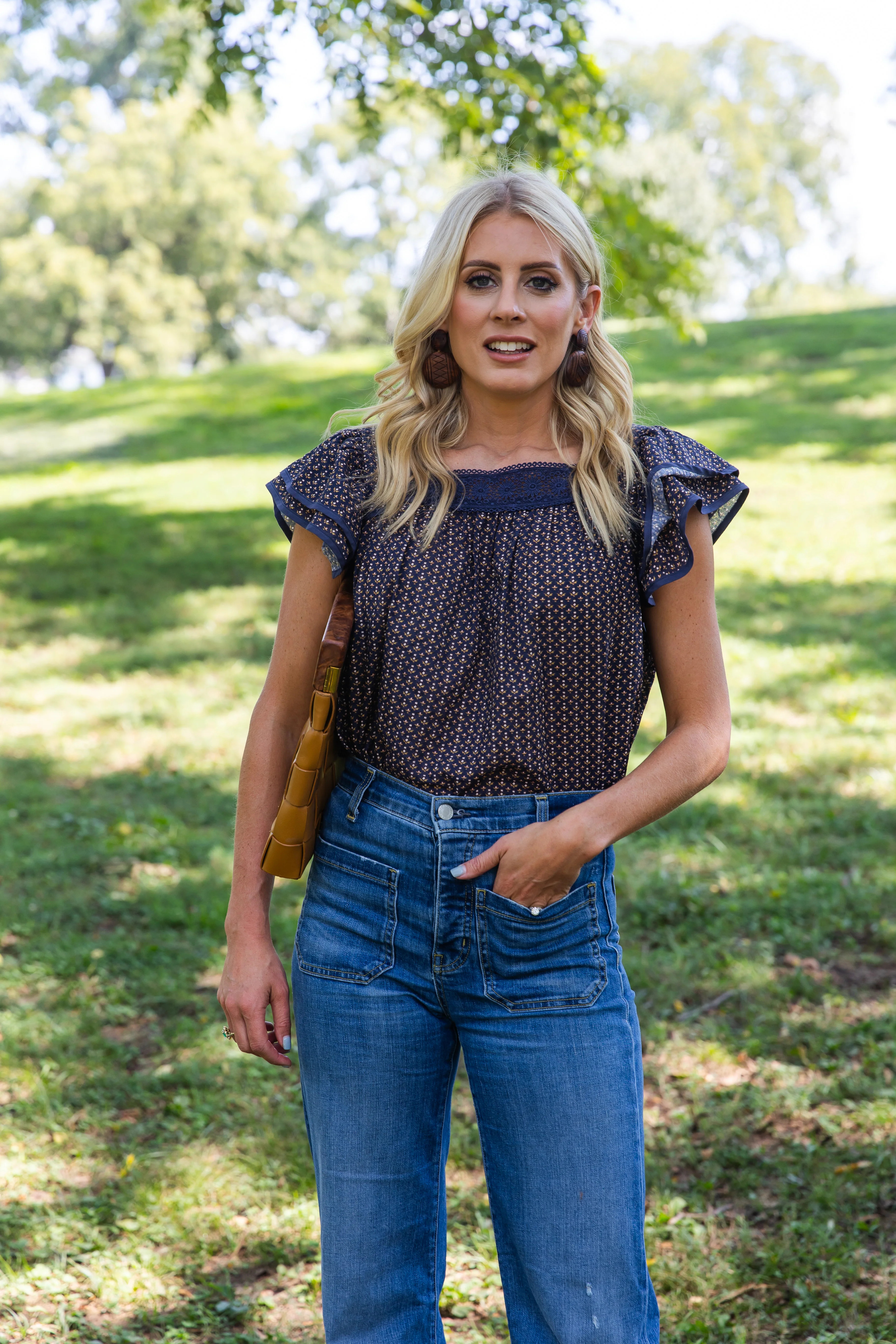 THE JAMES TOP - FALL FLORAL | Modafleur