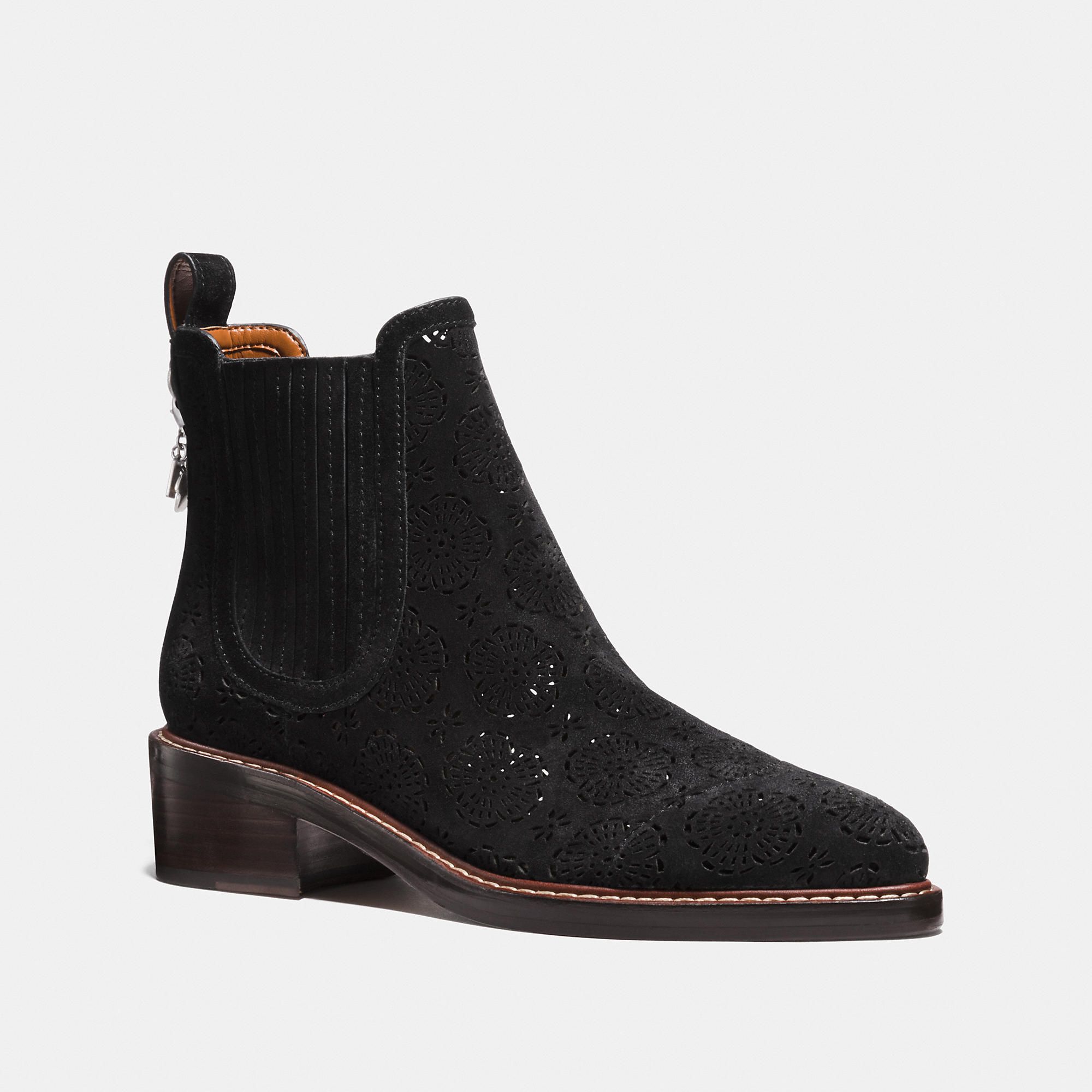 Coach Bowery Chelsea Boot With Cut Out Tea Rose | Coach (US)