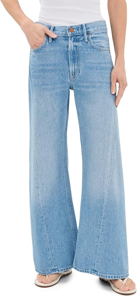 Mother Women's Petite Lil Lemon Twist Sneak Jeans | Amazon (US)