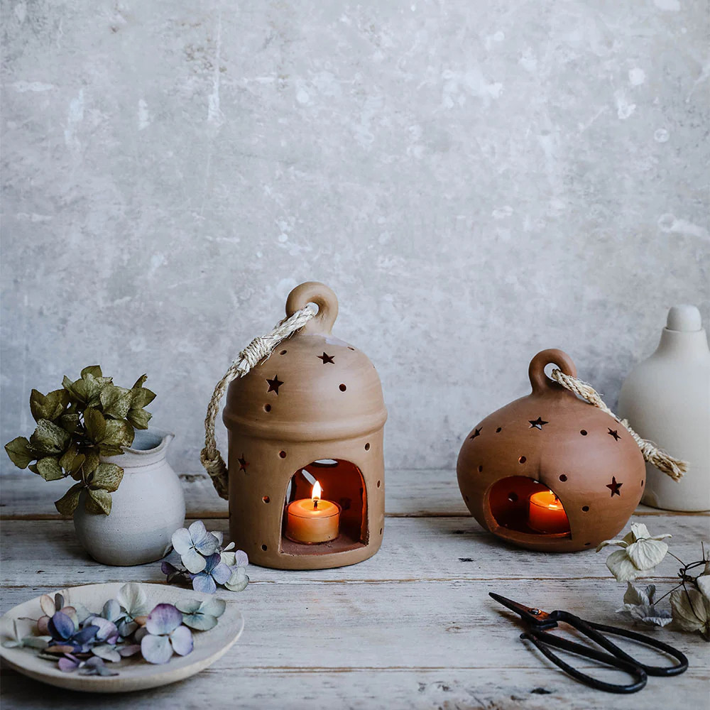 Terracotta Lantern | Roan Iris