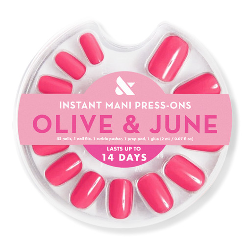 Instant Mani Press-On Nails Hot Strawberry | Ulta