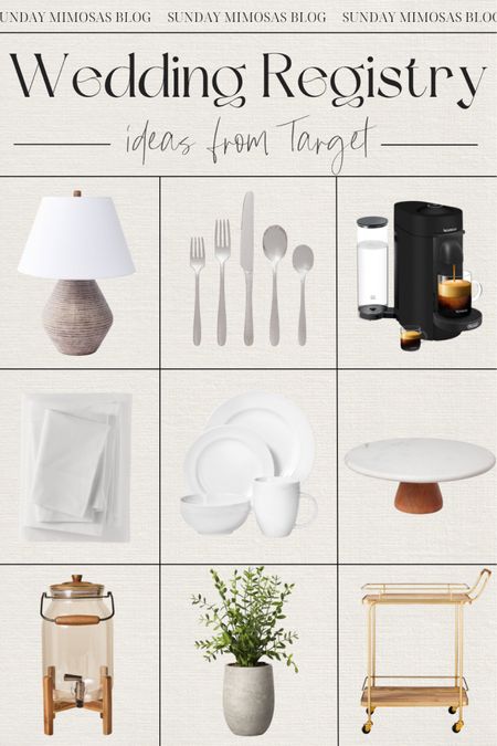 Wedding Registry gift ideas from Target💍

Here are a few kitchen & household products to add to your wedding registry ☺️

Wedding gifts, registry gifts, bridal shower gifts, wedding registry ideas, luxury bedding, dinnerware sets, wedding registry Target, wedding registry, wedding presents, Target kitchen, Target dinnerware, Casaluna bedding, Target home decor, kitchen appliances, Target gifts, Target registry, Studio McGee lamp, bedroom lamp, white sheets, marble cake stand

#LTKGiftGuide #LTKwedding #LTKhome