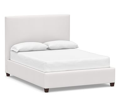 Raleigh Square Upholstered Tall Bed | Pottery Barn (US)
