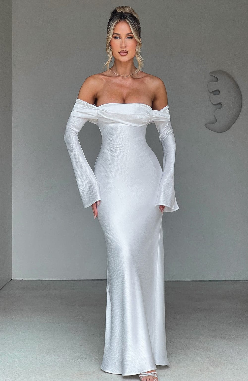 Selene Maxi Dress - Ivory | Babyboo (global)