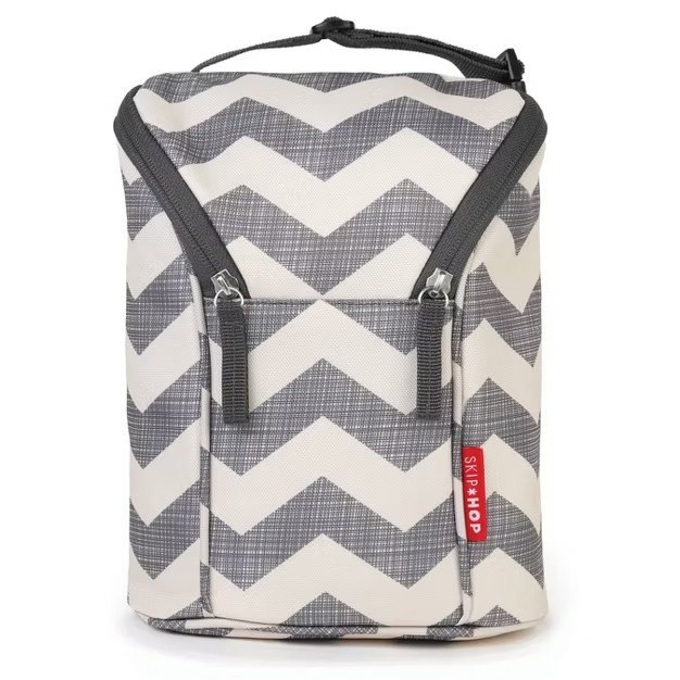 20qt Skip Hop Grab and Go Double Bottle Bag - Chevron | Target