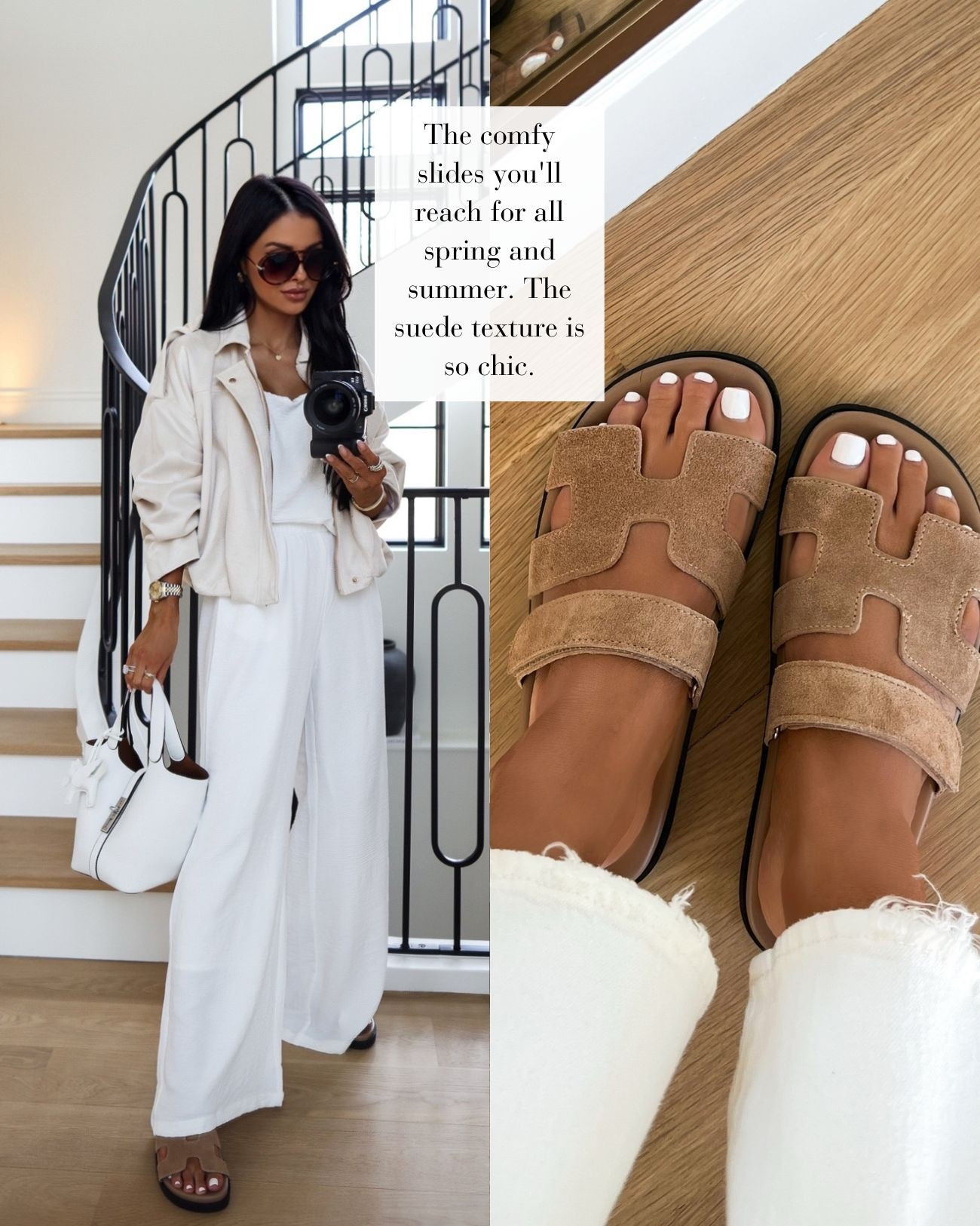 These Amazon sandals & slippers have been on heavy rotation lately. The suede fabric is designer-inspired and perfect for the transition from spring to summer.

Miamiamine Amazon shoes Amazon must haves suede sandals house shoes Spring sandals neutral shoe inspiration chic style elevated basics favorite jackets



#LTKOver40 #LTKSeasonal #LTKTravel