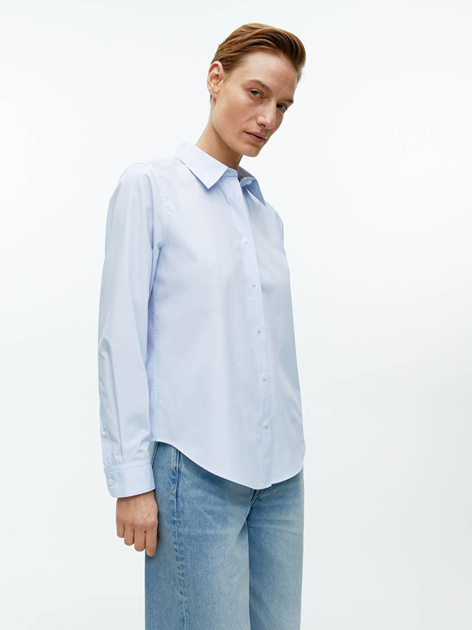Straight Cut Poplin Shirt | ARKET (US&UK)