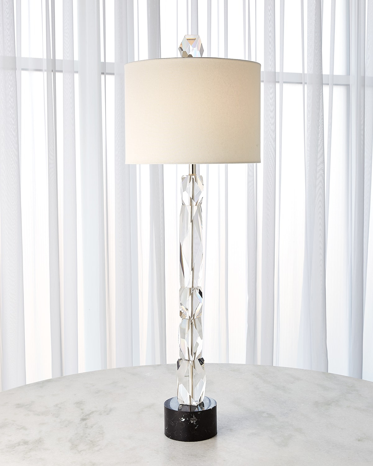 Stacked Crystal Lamp | Horchow