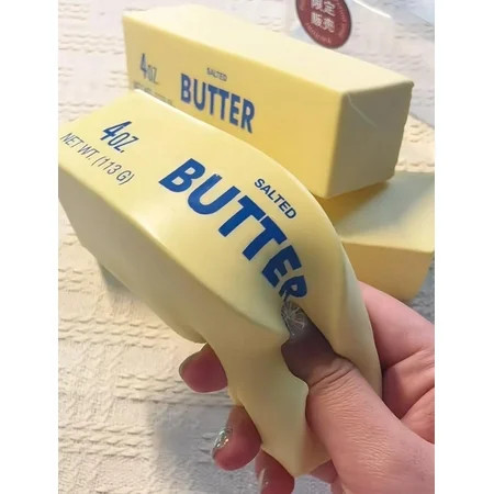 Clearance Butter Stick Squishies Toys Under $10, Soft Slow Rebound Squishies, Like Real Butter Sticks, Stress Relief Family Squishies Toys, Fidget Toys Suitable for Any Age Decompression | Walmart (US)