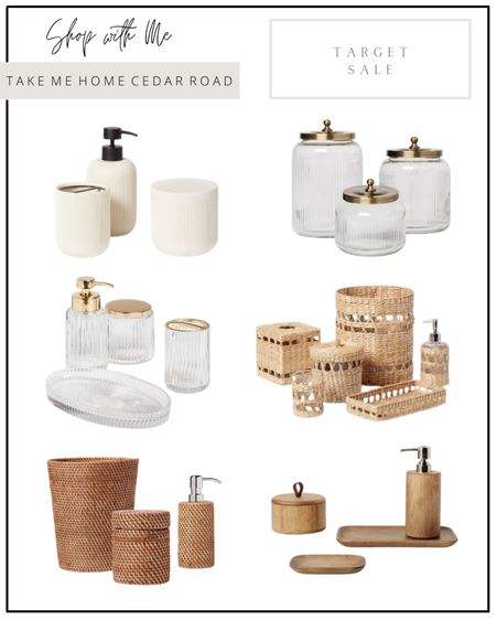 Last day for Target 30% off bath sale!! Really great deals on bath accessories and towels. Love all of these collections!

Bathroom refresh, bathroom decor, bathroom accessories, bathroom, target bathroom, bathroom canister, target finds, target seals 

#LTKhome #LTKfindsunder50 #LTKsalealert