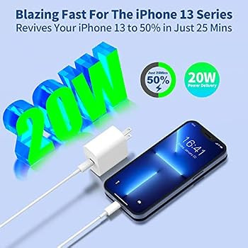 [Apple MFi Certified] iPhone 14 Fast Charger, Redpark 2 Pack 20W PD USB C Power Rapid Wall Charge... | Amazon (US)