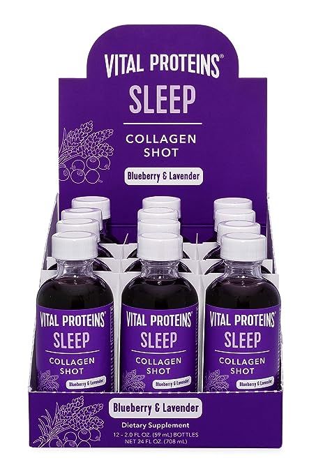 Vital Proteins Collagen Wellness Shot - Sleep, 12 Pack - GABA, Magnesium, and Melatonin | Amazon (US)