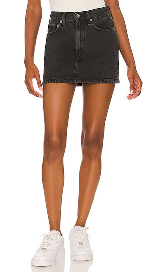 Liv Mini Skirt in Vapor | Revolve Clothing (Global)