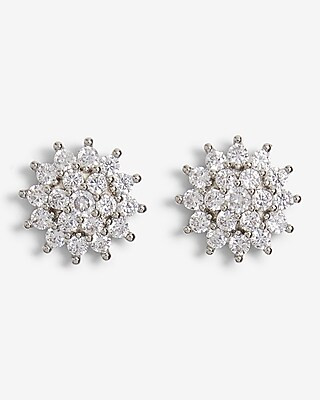 Rhinestone Burst Stud Earrings | Express