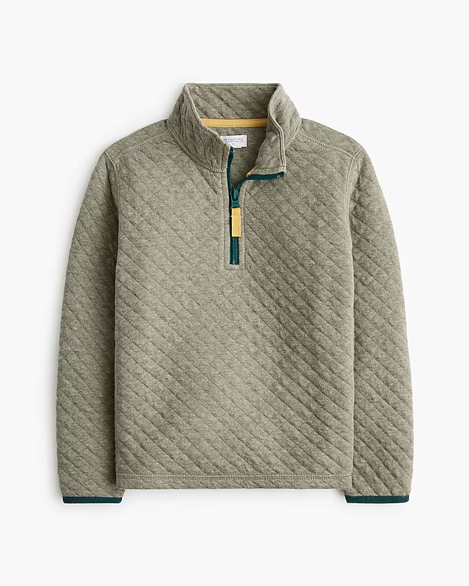 Boys' quilted half-zip | J.Crew Factory