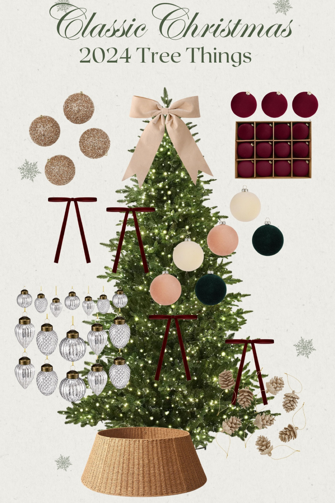 So excited for this year’s tree to come together. There’s something nostalgic about the classic style. The target twinkle tree is super comparable to the Home Depot one and on sale 50% off!! 

Christmas tree, classy Christmas, velvet ornaments, vintage Christmas, Christmas bows, twinkle tree

#LTKHome #LTKHoliday #LTKSeasonal