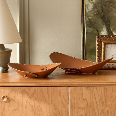Pierce & Ward Leather Catchalls | West Elm (US)