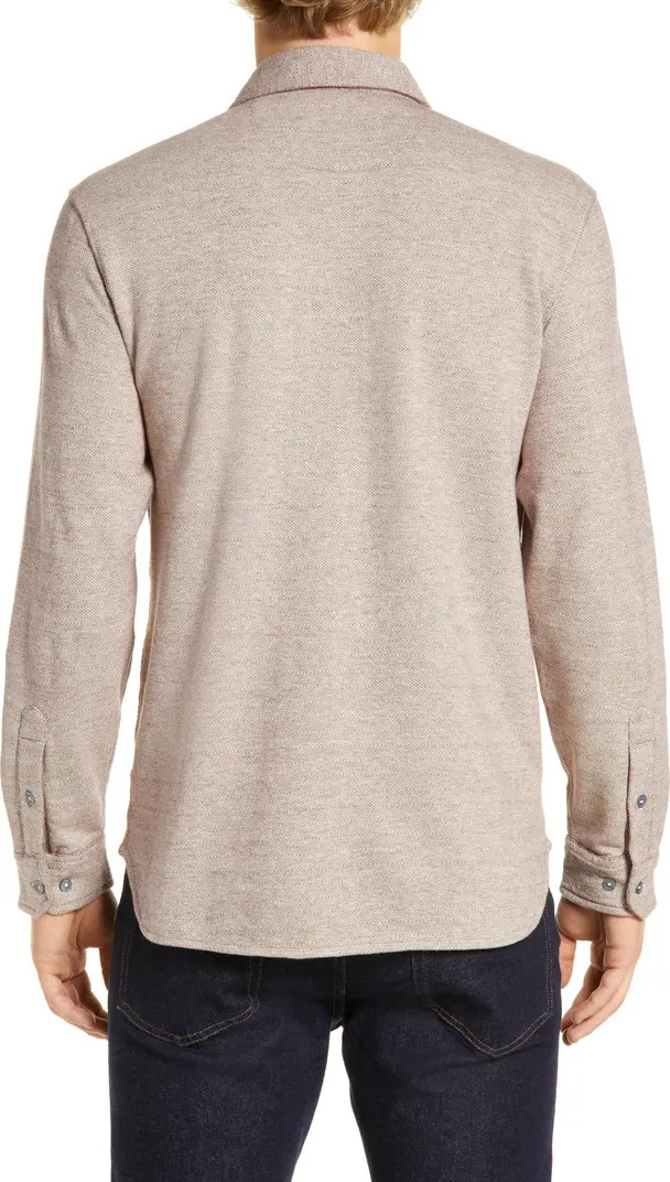 Textured Knit Long Sleeve Button-Up Shirt | Nordstrom