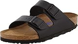 Amazon.com | Birkenstock Unisex Arizona Soft Footbed Black Sandals - 6-6.5 2A(N) US Women | Mules... | Amazon (US)