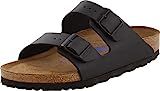 Amazon.com | Birkenstock Unisex Arizona Soft Footbed Black Sandals - 6-6.5 2A(N) US Women | Mules... | Amazon (US)