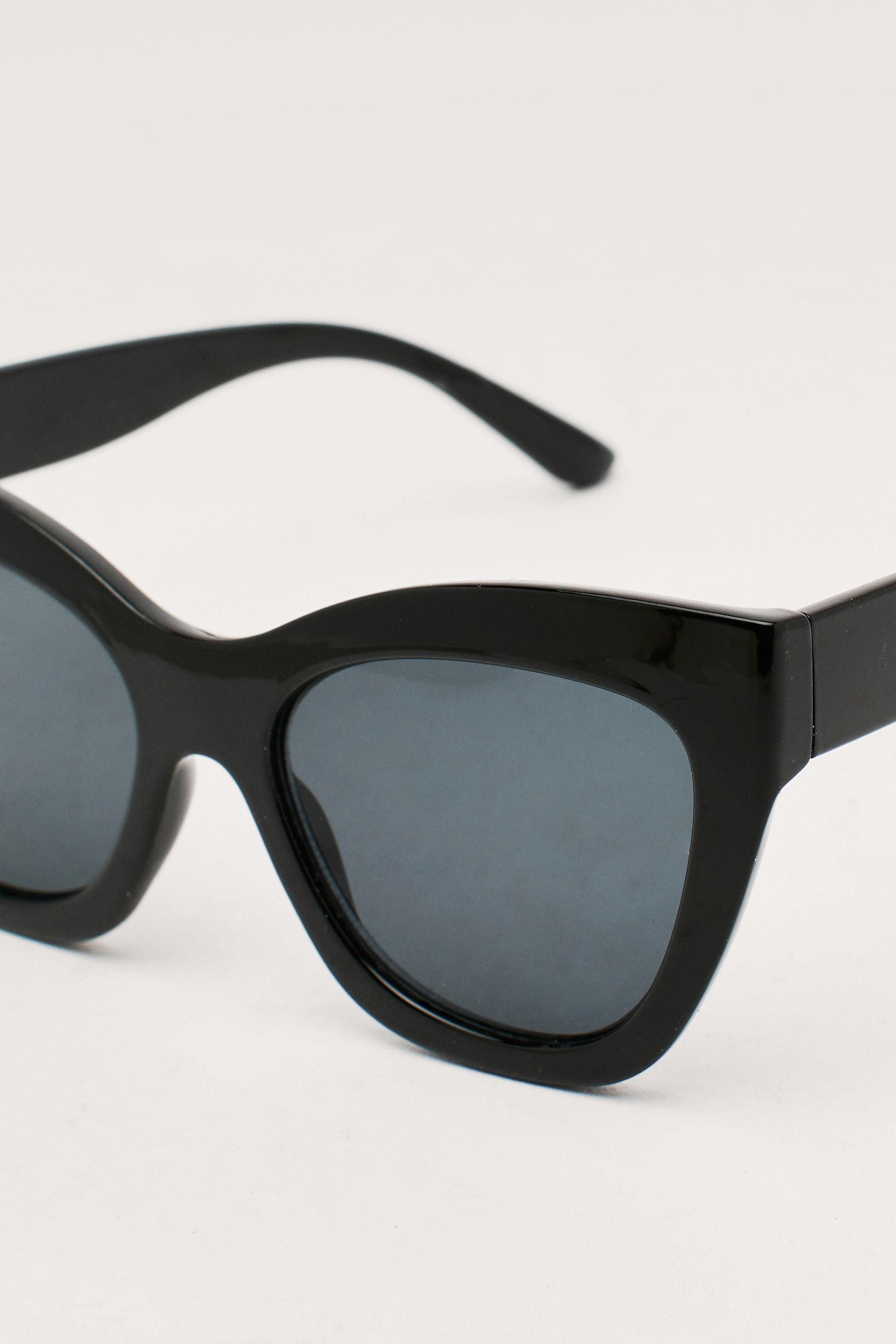 Recycled Oversized Cat Eye Sunglasses | NastyGal (UK, IE)