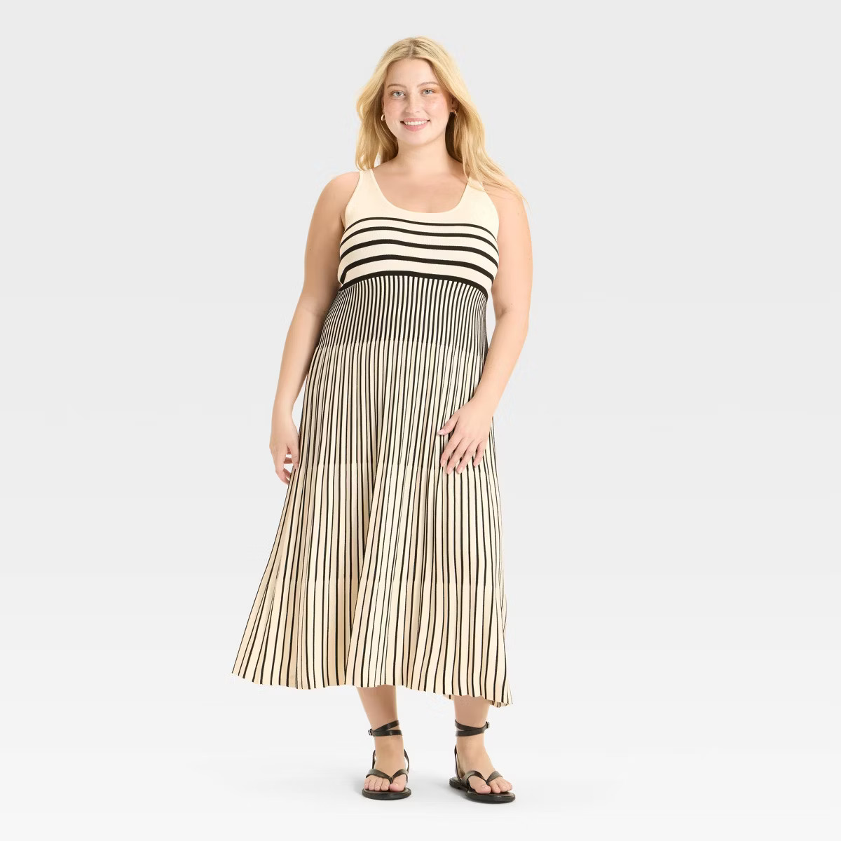 Women's Maxi Sweater Dress - A New Day™ Black M | Target