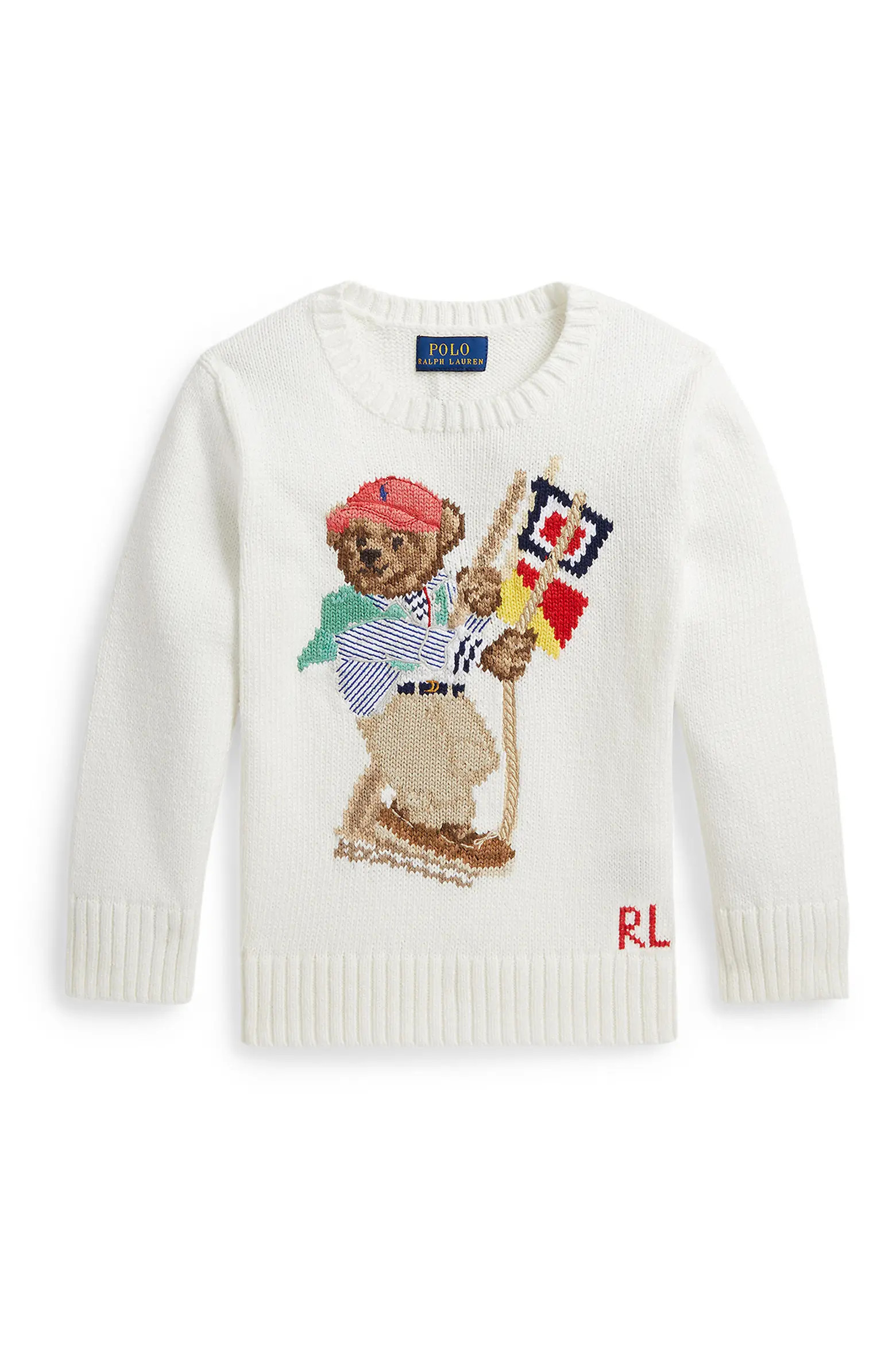 Kids' Polo Bear Cotton Crewneck Sweater (Men) | Nordstrom | Nordstrom