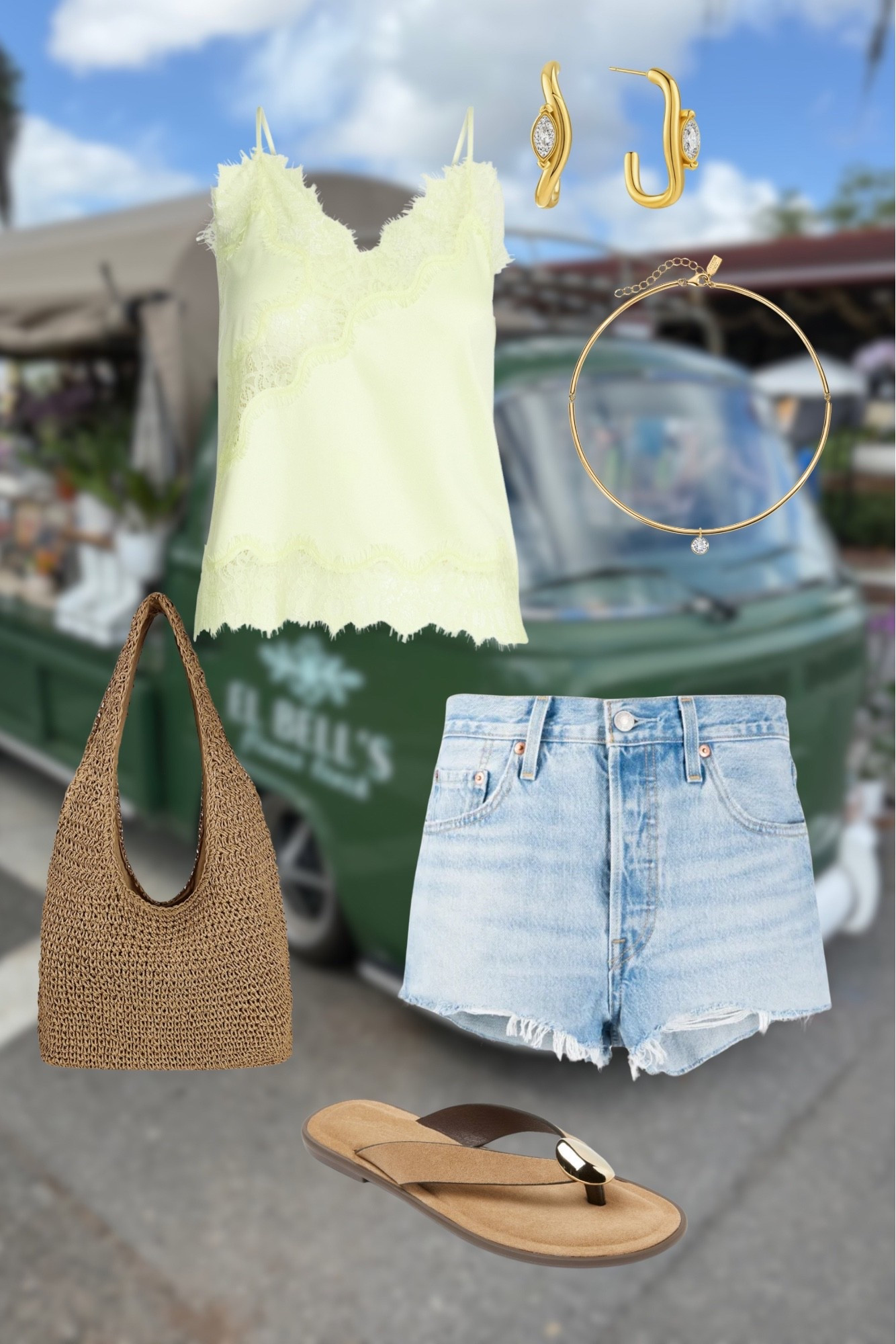 Weekend outfits loading 🔋☀️ hopefully it’s not raining a lot this weekend so we can get out and about


Outfit planning / ootd inspo / summer outfit / summertime / summer style / lace cami / Levi shorts / electric picks / suede sandals / straw hobo bag

#LTKdayinmylife #LTKSeasonal #LTKootd