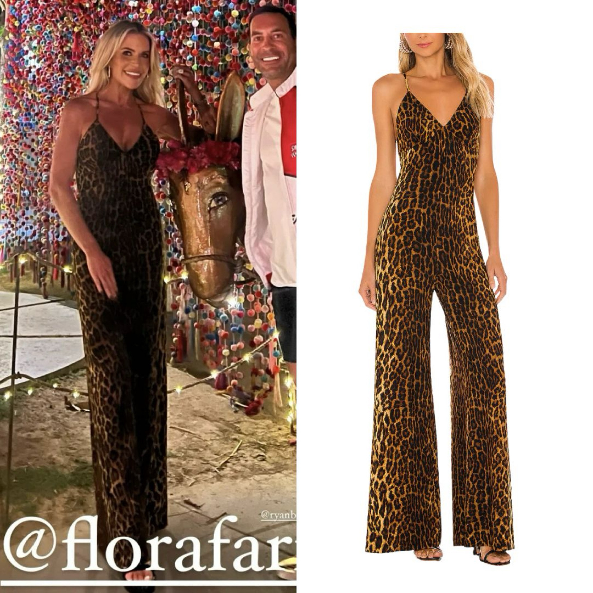 Jennifer Pedranti’s Leopard Print Jumpsuit 