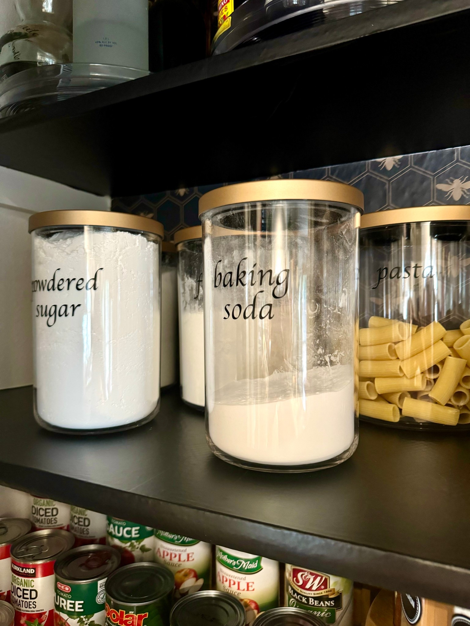 Stylish food canisters that aren’t just beautiful, they’re functional too. 

They’re made of durable plastic that looks like glass, making them practical and elevated. They’re made brass lids adds the perfect touch of luxe to any pantry, kitchen or coffee station. 

Perfection for everyday staples while keeping your space feeling intentional and polished  

#LTKHome