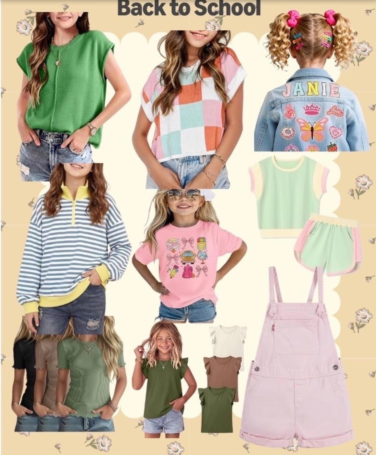 Back to school styles for girls

#LTKootd #LTKmomlife #LTKKids