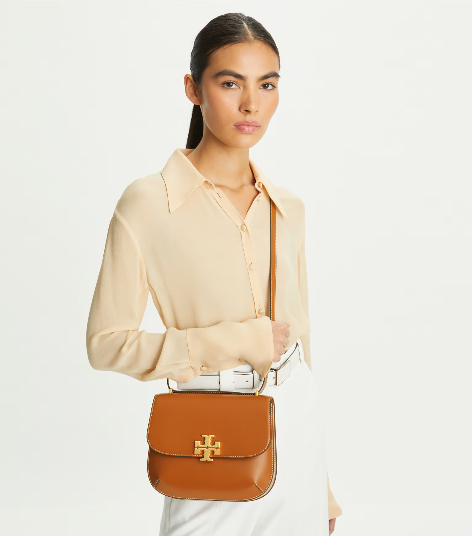 ELEANOR SLIM SADDLEBAG | Tory Burch (US)