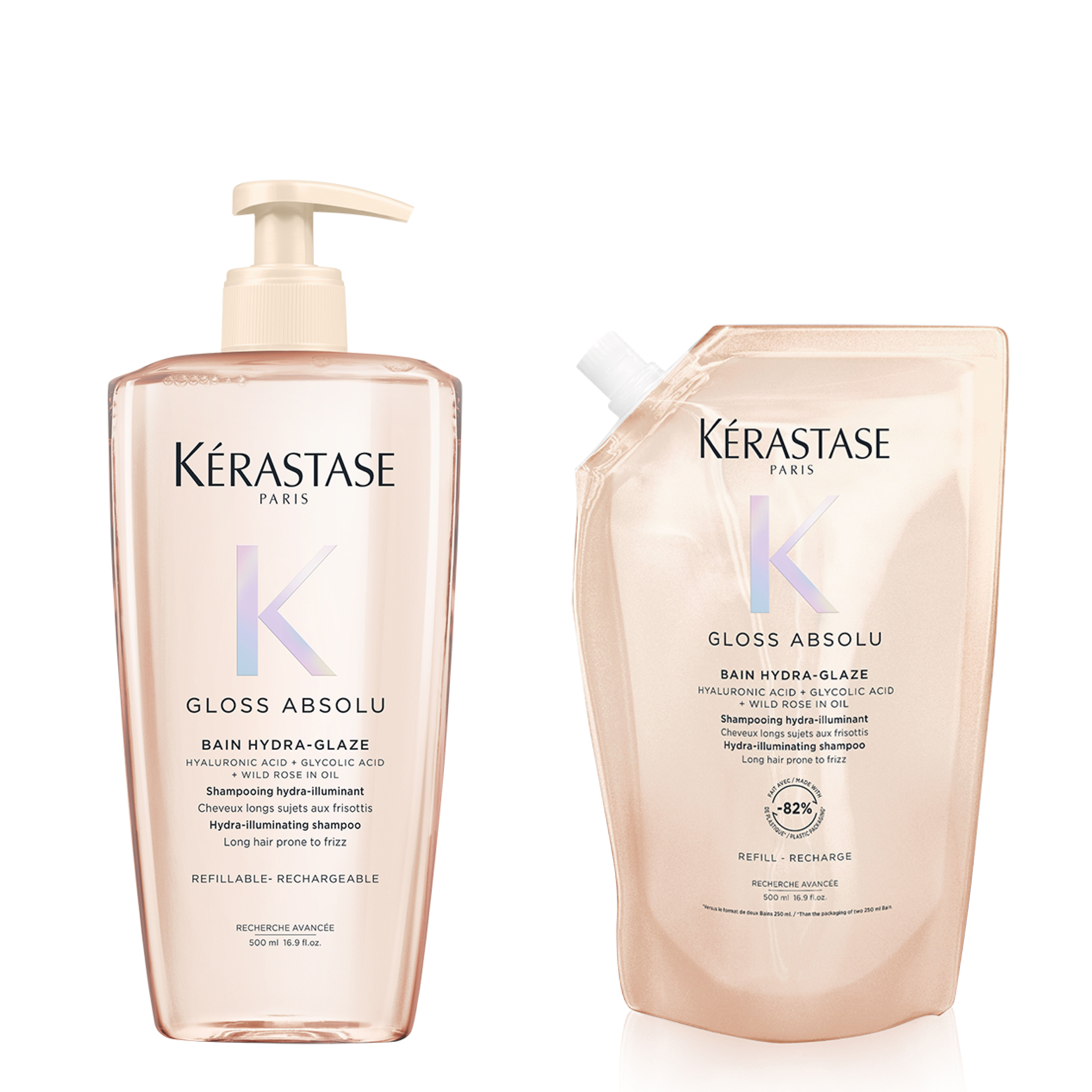 Gloss Absolu Refill Bottle and Shampoo Refill Pouch | Kerastase | Kerastase US