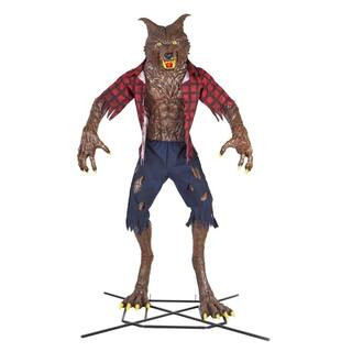 9.5 ft Animated Immortal Werewolf Halloween Animatronic | The Home Depot