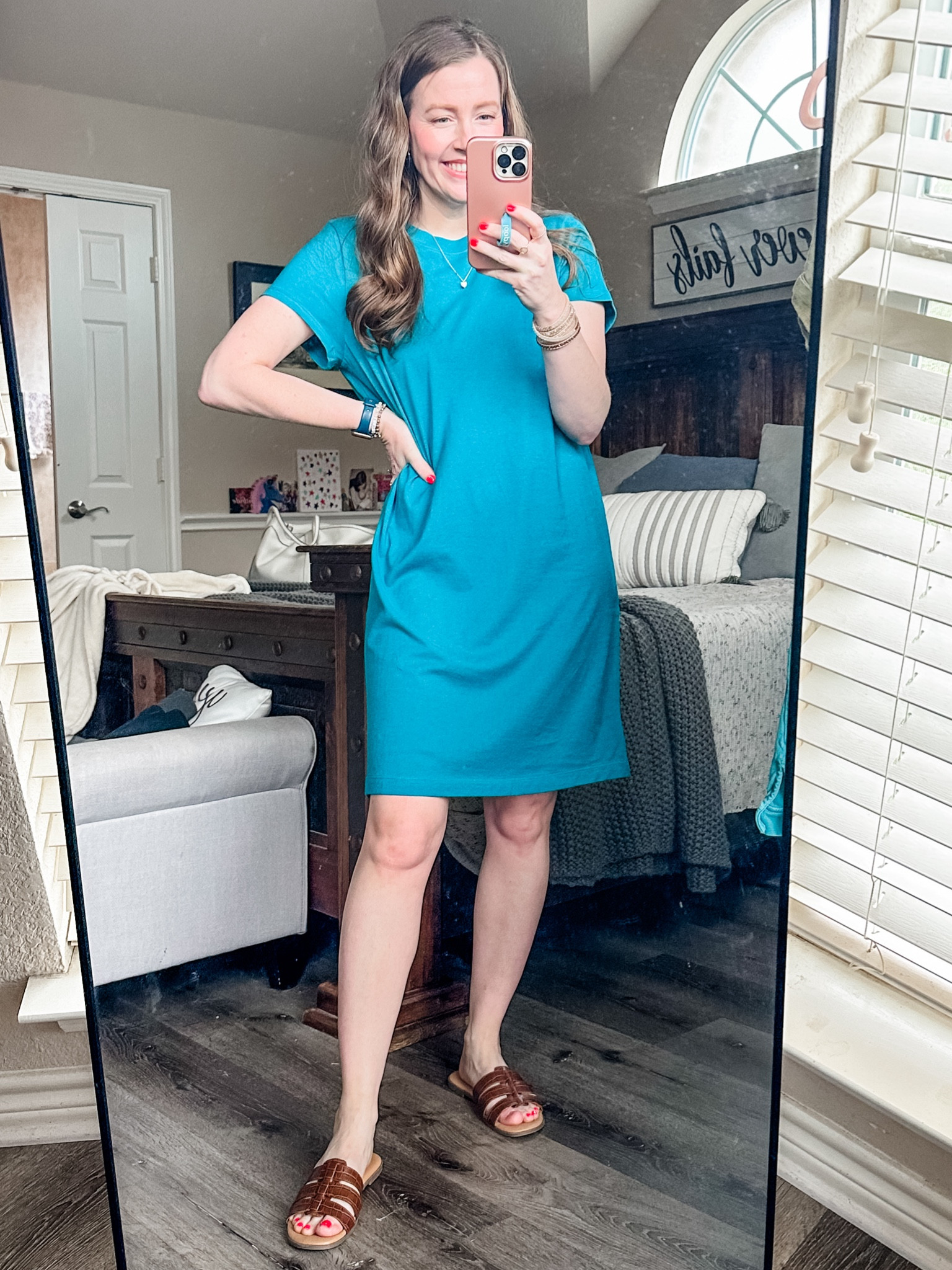 Yall, this tshirt dress from @walmart is great quality and only $10! It comes in a ton of colors, but this one is a match for “peacock” on my House of Color “Autumn” palette (ask me about Seasonal Color analysis if you have questions, it’s so fun!) #hocautumn #blueautumn #houseofcolour #peacock #sundress

#LTKSaleAlert #LTKSeasonal #LTKStyleTip