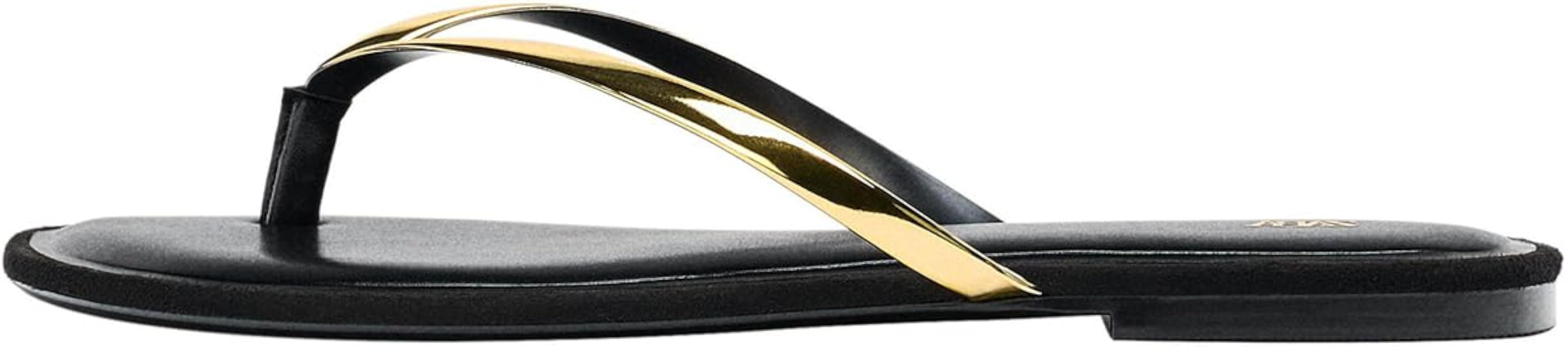 Amazon.com | UFEDO Comfortable Womens PVC Flat Flip Flops Thong Slippers Sandals Flip Flop Low He... | Amazon (US)