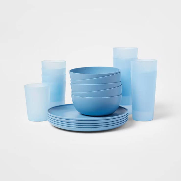20pc Plastic Dinnerware Set - Room Essentials™ | Target