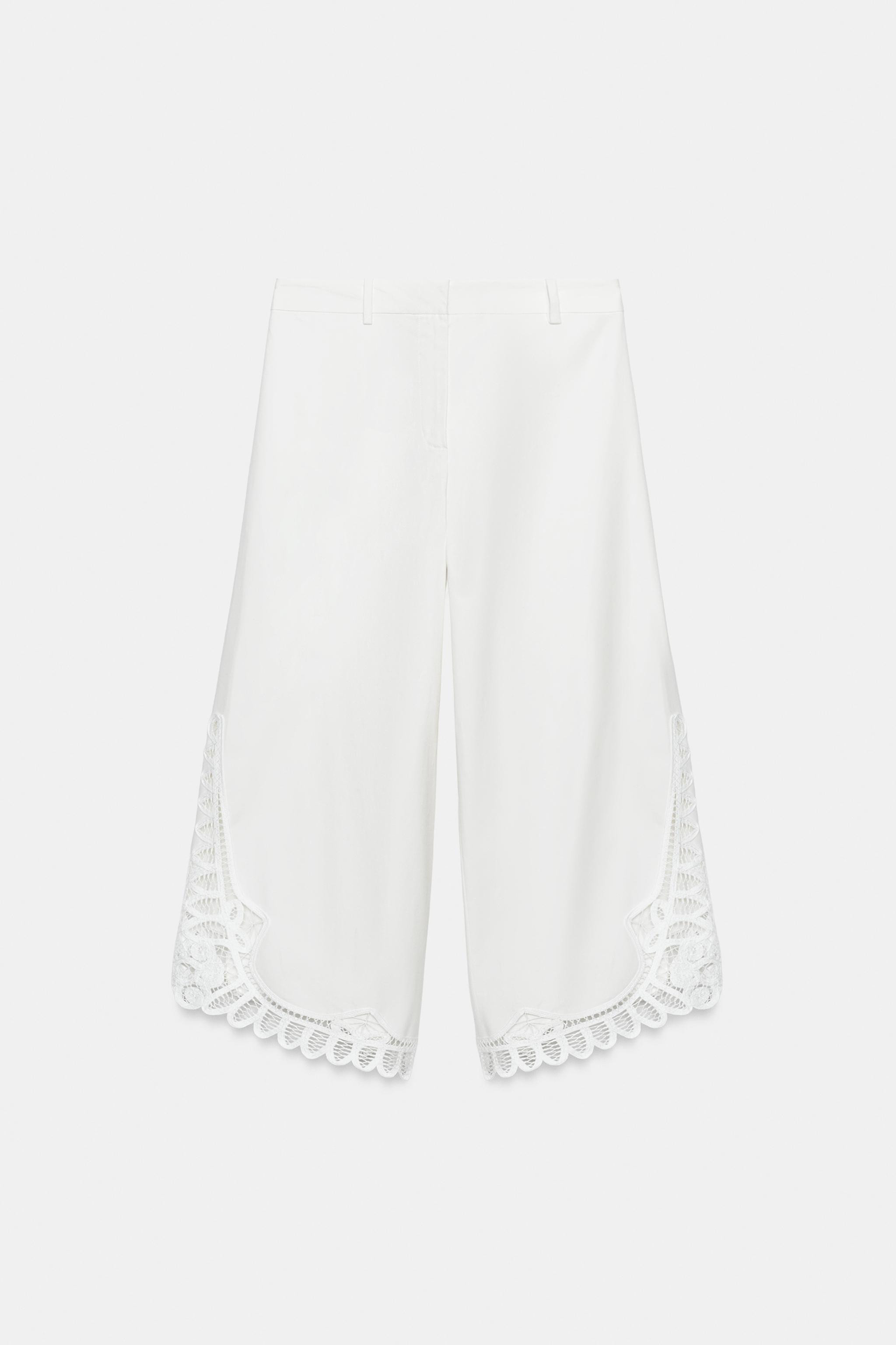 EMBROIDERED TROUSERS ZW COLLECTION | Zara US