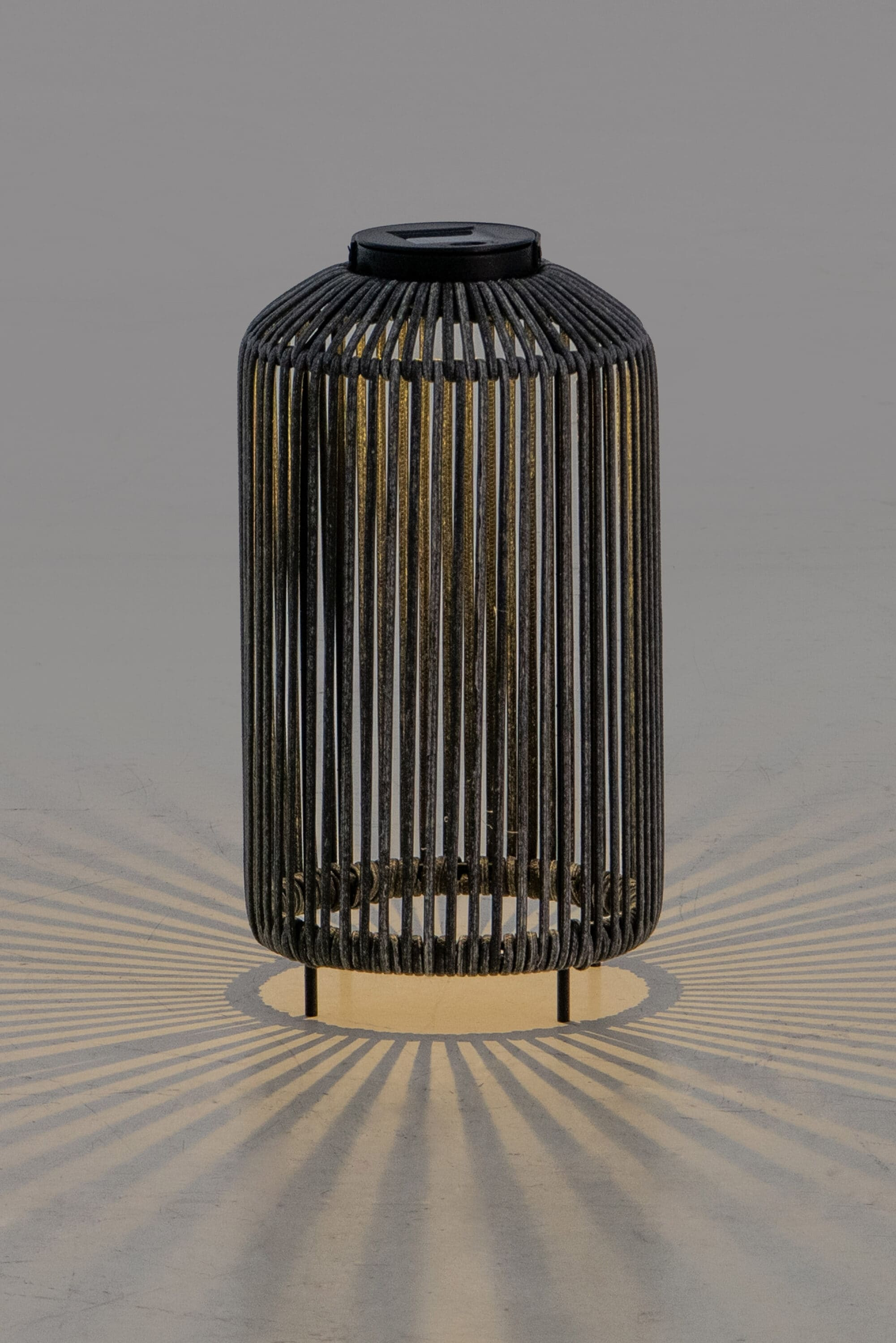 Origin 21 25-in x 9-in Black Metal Solar Outdoor Decorative Lantern | D201048810 | Lowe's