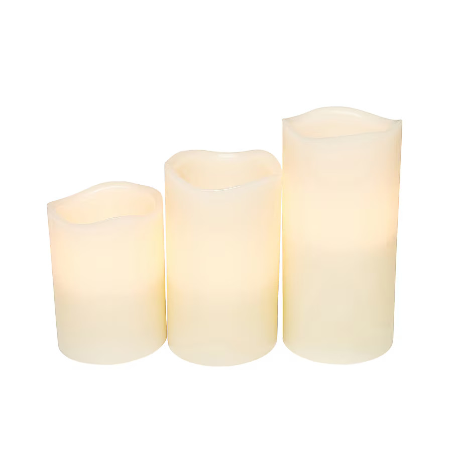 GE StayBright 3-Pack 6-in Flickering Battery-operated LED Candle | Lowe's