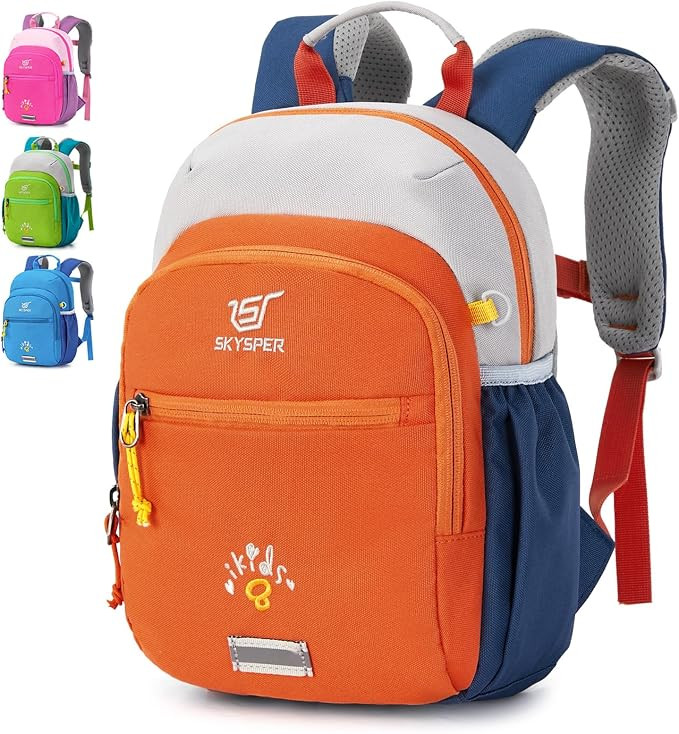 SKYSPER Toddler Backpack for Girls Boys Age 2-8, Cute Small Kids Backpack for Preschool Kindergar... | Amazon (US)