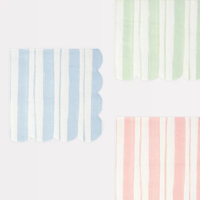 Meri Meri Ticking Stripe Small Napkins (Pack of 16) | Target