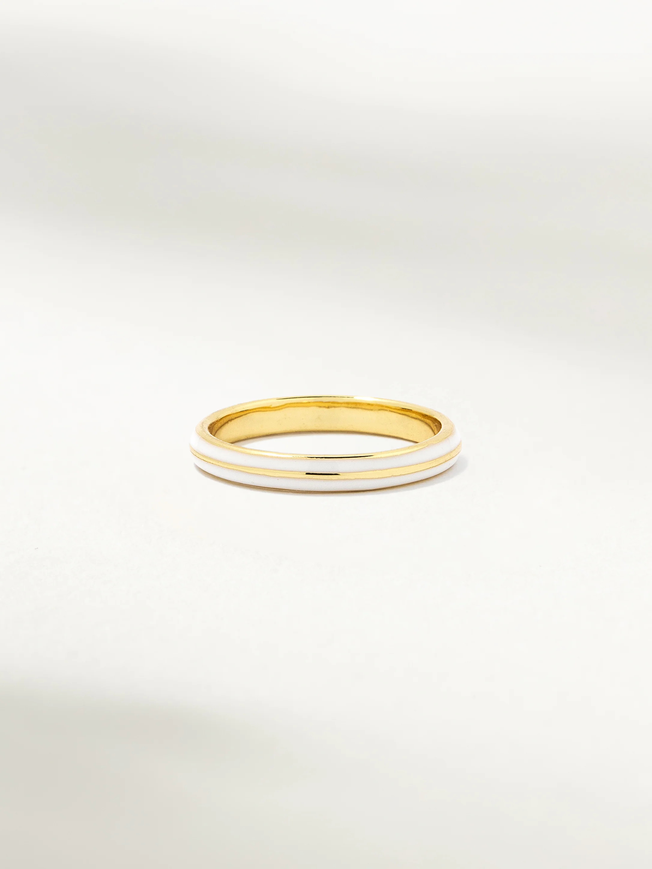 Fine Line White and Gold Ring | Uncommon James | Uncommon James