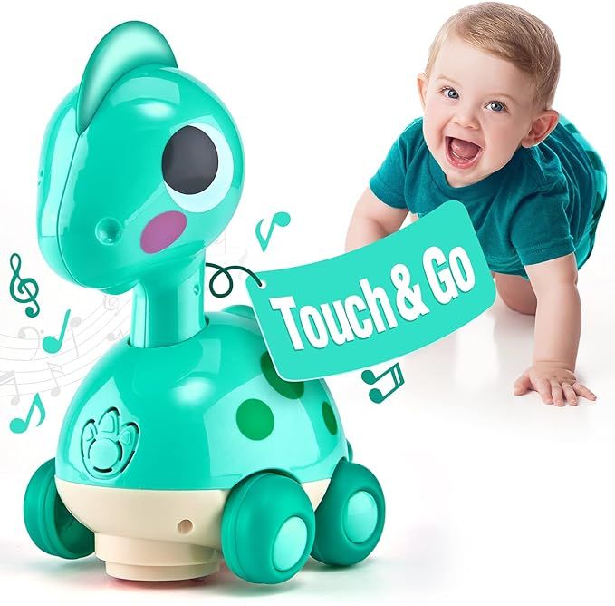 Baby Toys 6-12 Months+ - Touch & Go Musical Light Infant Toys Baby Crawling Baby Toys 12-18 Month... | Amazon (US)