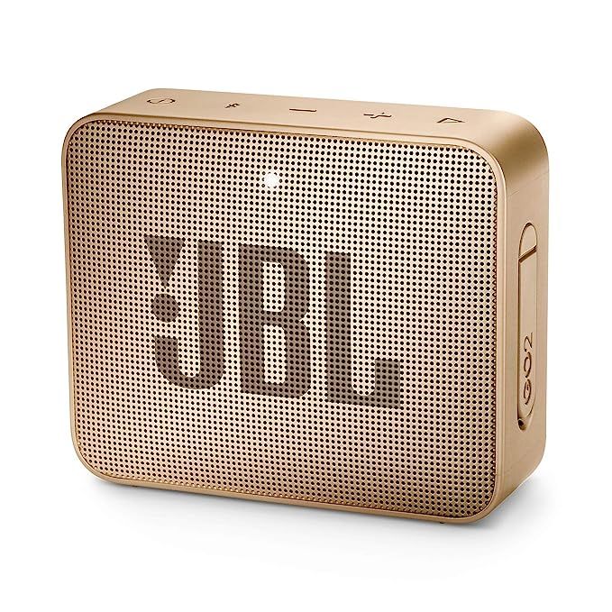 JBL JBLGO2CPN GO 2 Portable Bluetooth Waterproof Speaker (Champagne) | Amazon (US)