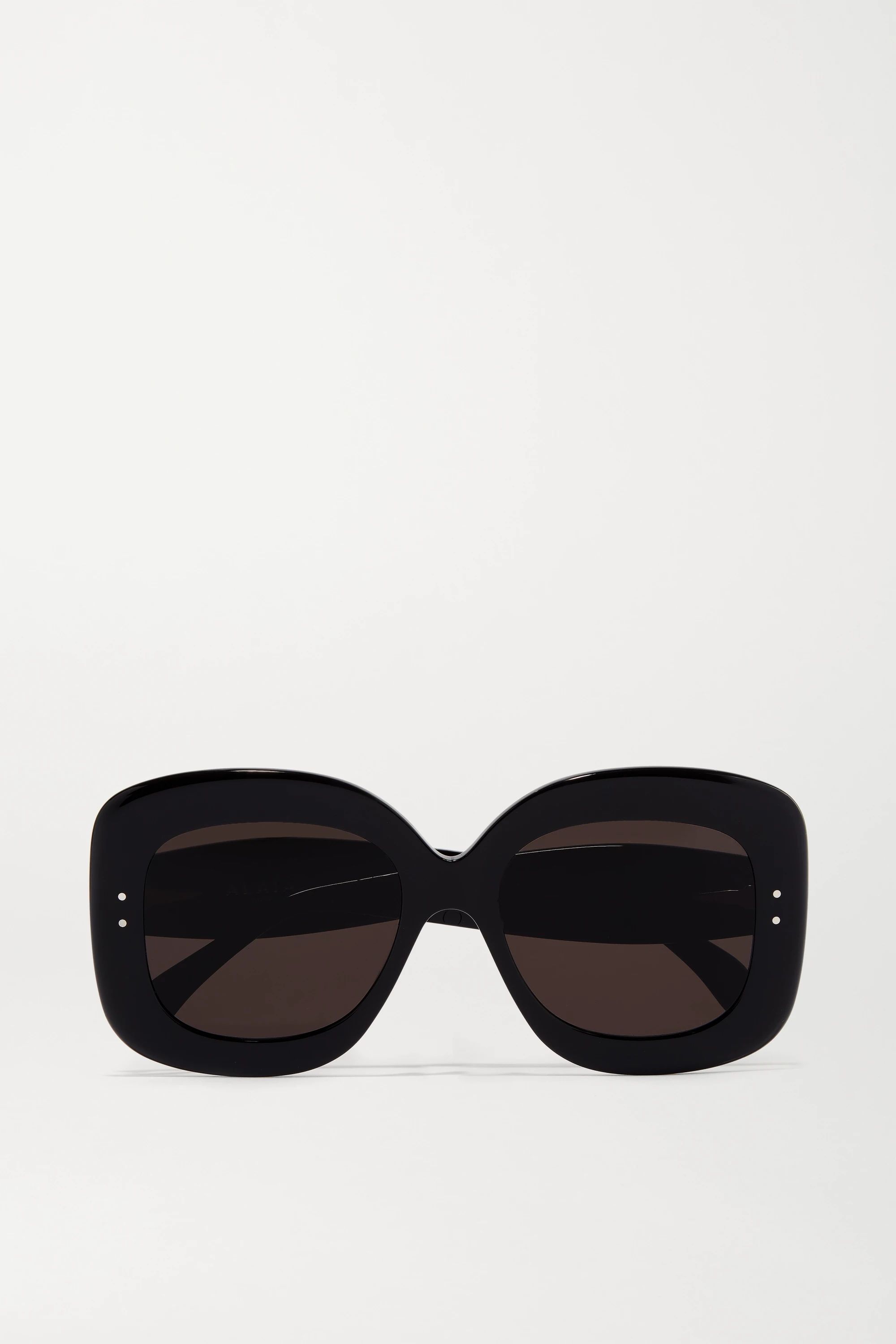 Black Square-frame acetate sunglasses  | Alaïa | NET-A-PORTER | NET-A-PORTER (UK & EU)
