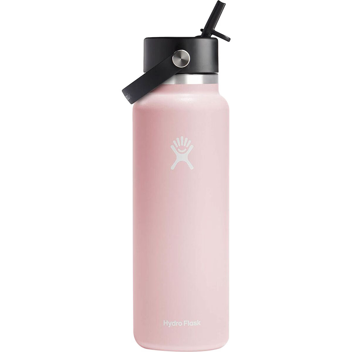Hydro Flask 40oz Wide Mouth Water Bottle + Flex Straw Cap Trillium, One Size | Backcountry