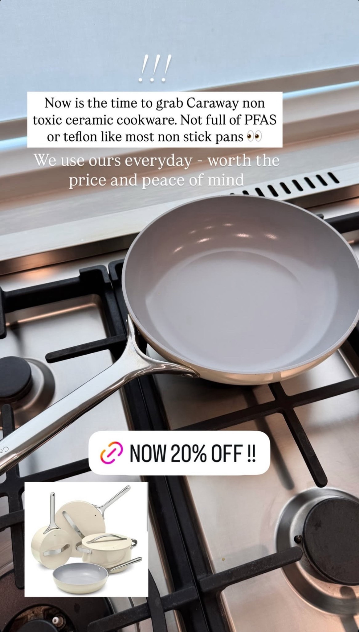 Now is the time to grab Caraway non toxic ceramic cookware. Not full of PFAS or teflon like most non stick pans!

We use ours everyday! Worth the price and peace of mind!

#LTKGiftGuide #LTKCyberWeek #LTKHoliday