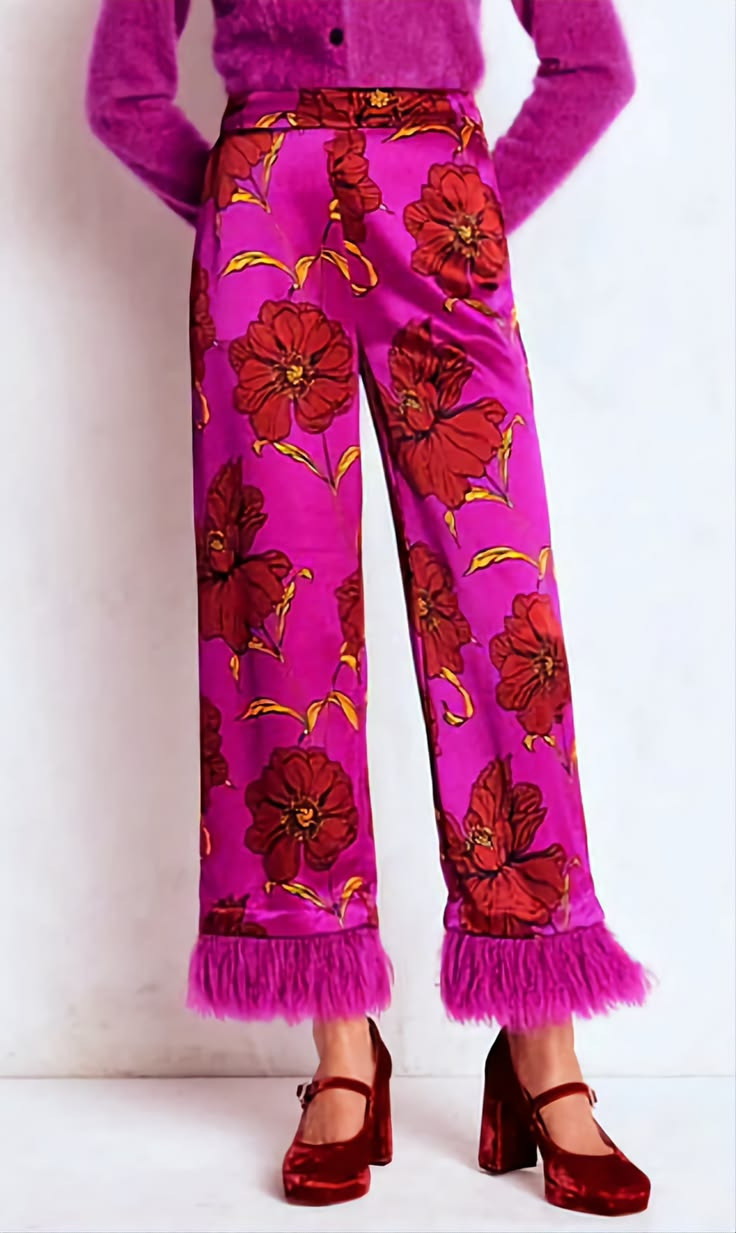 Statement elegance with zero effort. These silky wide-leg pants combine a vibrant floral print with dramatic feather trims for a look that feels both relaxed and utterly luxurious. Style them with a matching top for a polished co-ord ensemble, or pare them down with a simple sleek cami—either way, they move beautifully.

Tap to shop this high-impact, chic look!

#StatementStyle #FloralPants #FeatherDetails #MatchingSet #CoordSet #ResortWear #VacationStyle #ChicOutfit #LTKstyletip #LTKtravel #LTKfinds 

 #LTKgrwm #LTKootd #LTKSeasonal